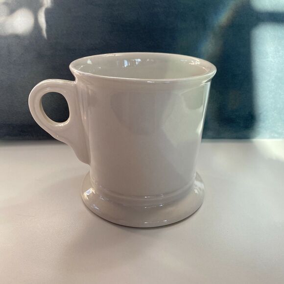 Anthropologie Monogram N Initial Coffee Mug Tea Cup Black Boho Striped - Picture 5 of 7